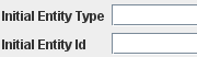 2. Initial Entity 
Type / Id